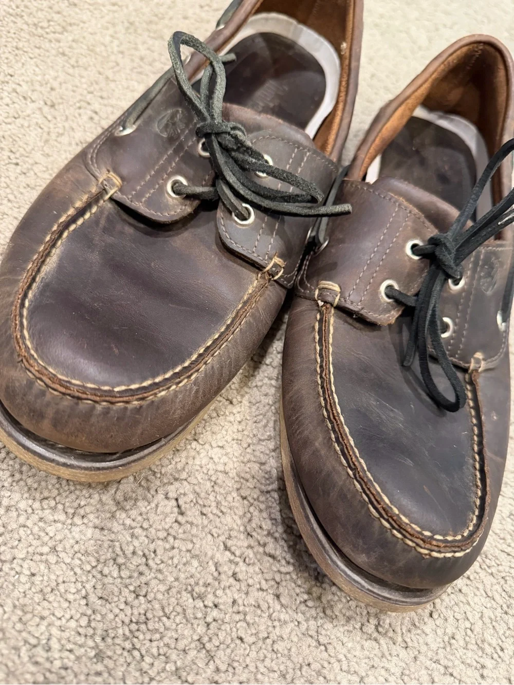 Timberland Dark Brown Boat Shoes